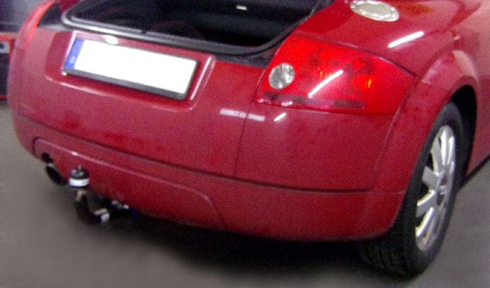 Anhängerkupplung für Audi-TT 8N, nur für Heckträgerbetrieb, Montage nur bei uns im Haus, Baureihe 1998-2007 V-abnehmbar